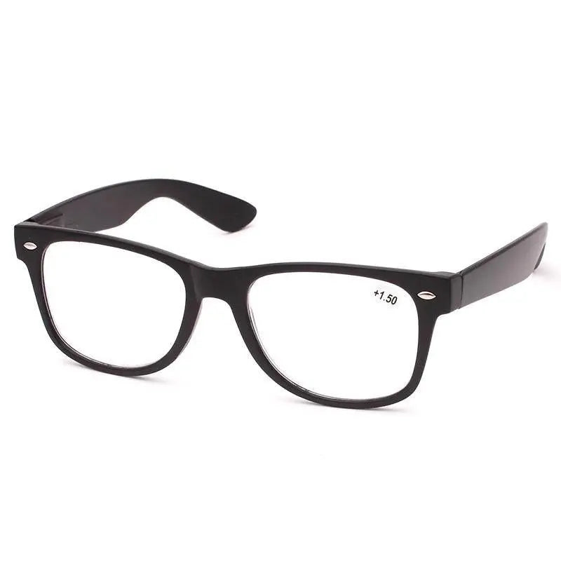 Unisex Square Full Rim Acetate Reading Glasses H9002 — view 3 | Rx Spectacle