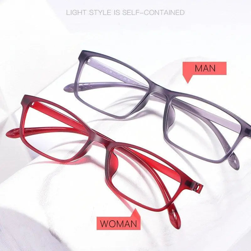 Unisex Square Full Rim TR90 Prescription Glasses X1x2 — view 10 | Rx Spectacle