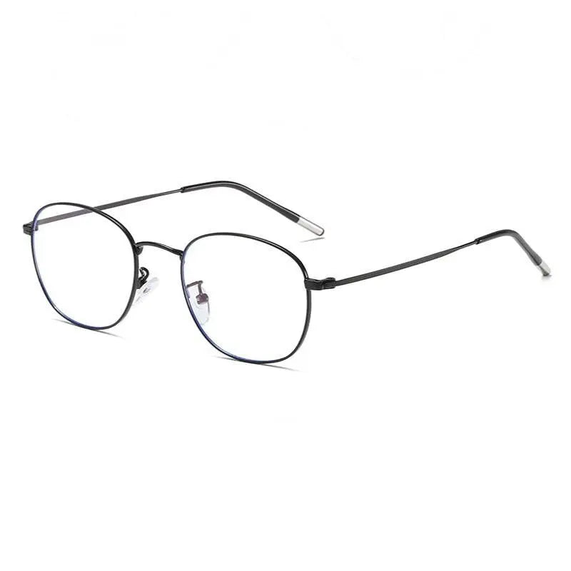 Unisex Round Full Rim Alloy Prescription Glasses 33006 — view 8 | Rx Spectacle