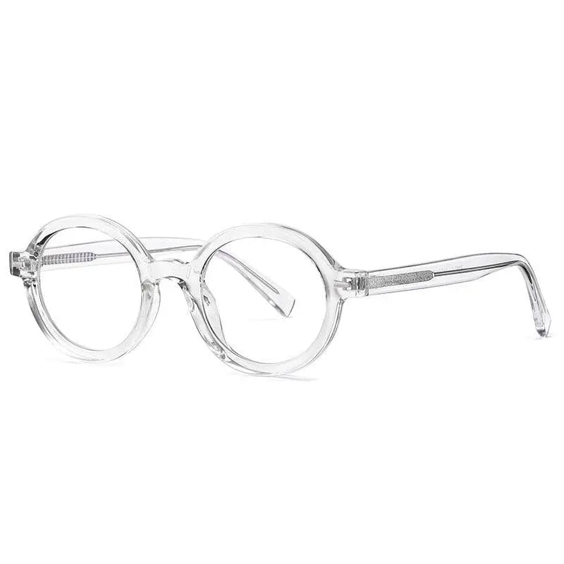 Unisex Round Full Rim Titanium Prescription Glasses 2092 — view 11 | Rx Spectacle