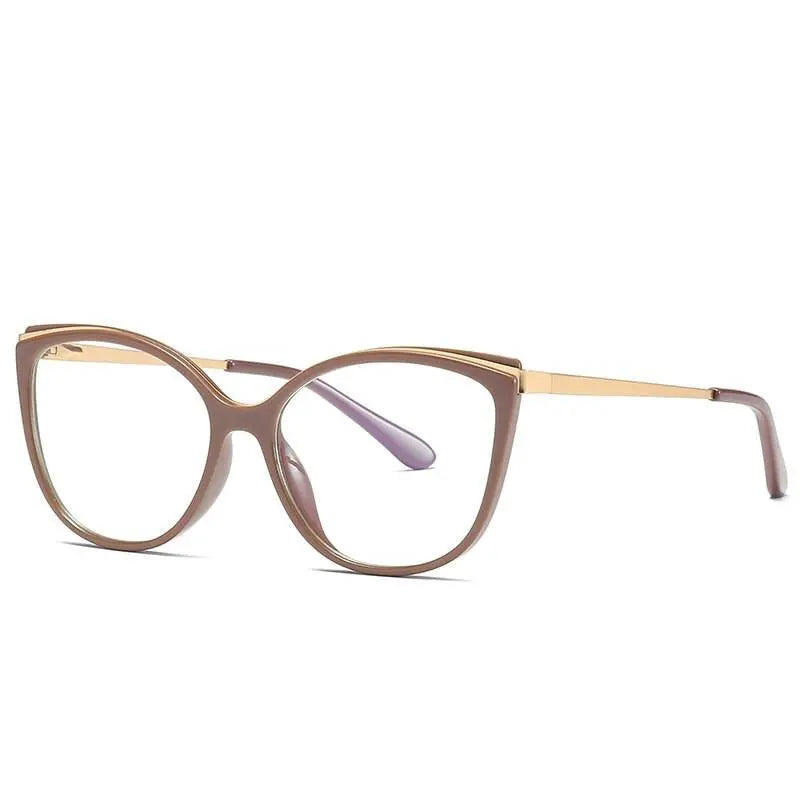 Women's Cat Eye Full Rim Acetate Prescription Glasses 2052 — view 8 | Rx Spectacle