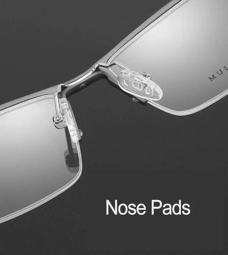 Unisex Semi-Rimless Alloy Prescription Glasses 6297 — view 16 | Rx Spectacle