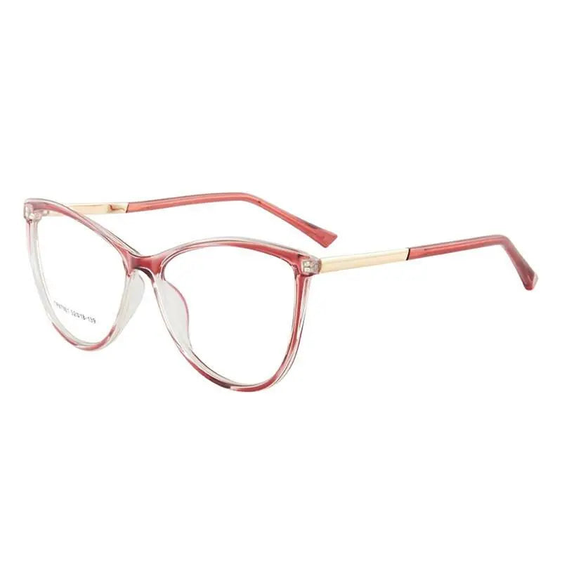 Women's Cat Eye Full Rim TR90 Prescription Glasses TR7001 — view 6 | Rx Spectacle