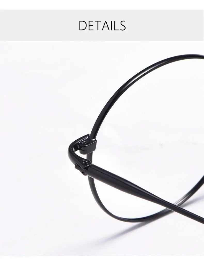 Unisex Round Full Rim Titanium Prescription Glasses 3216 — view 14 | Rx Spectacle