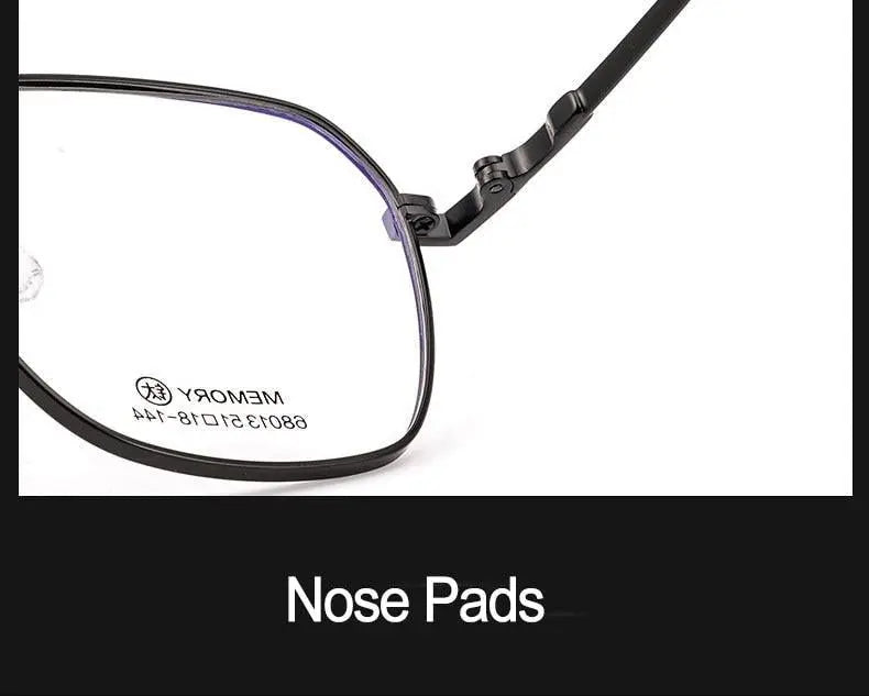 Unisex Polygon Full Rim Alloy Prescription Glasses 68013 — view 13 | Rx Spectacle