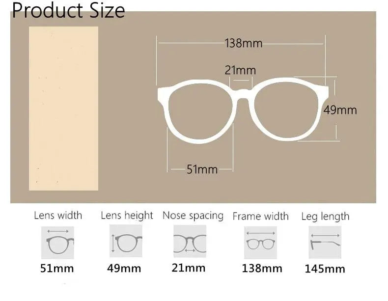 Unisex Round Full Rim Titanium Prescription Glasses 1901 — view 13 | Rx Spectacle