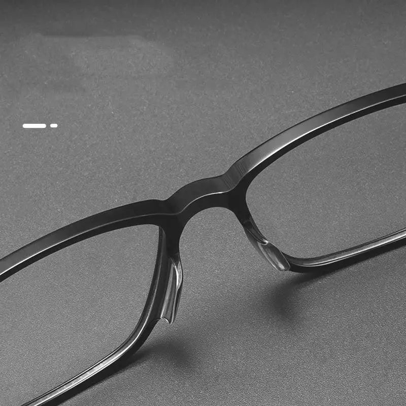 Men's Full Rim Titanium Prescription Glasses HT5022B — view 10 | Rx Spectacle