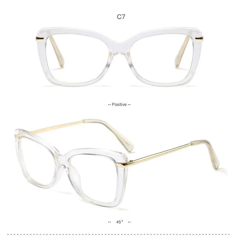 Women's Cat Eye Full Rim Acetate Prescription Glasses 97331 — view 18 | Rx Spectacle