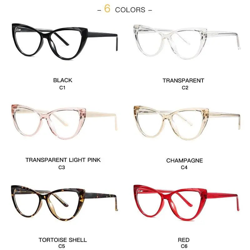 Women's Cat Eye Full Rim TR90 Prescription Glasses 2003 — view 9 | Rx Spectacle
