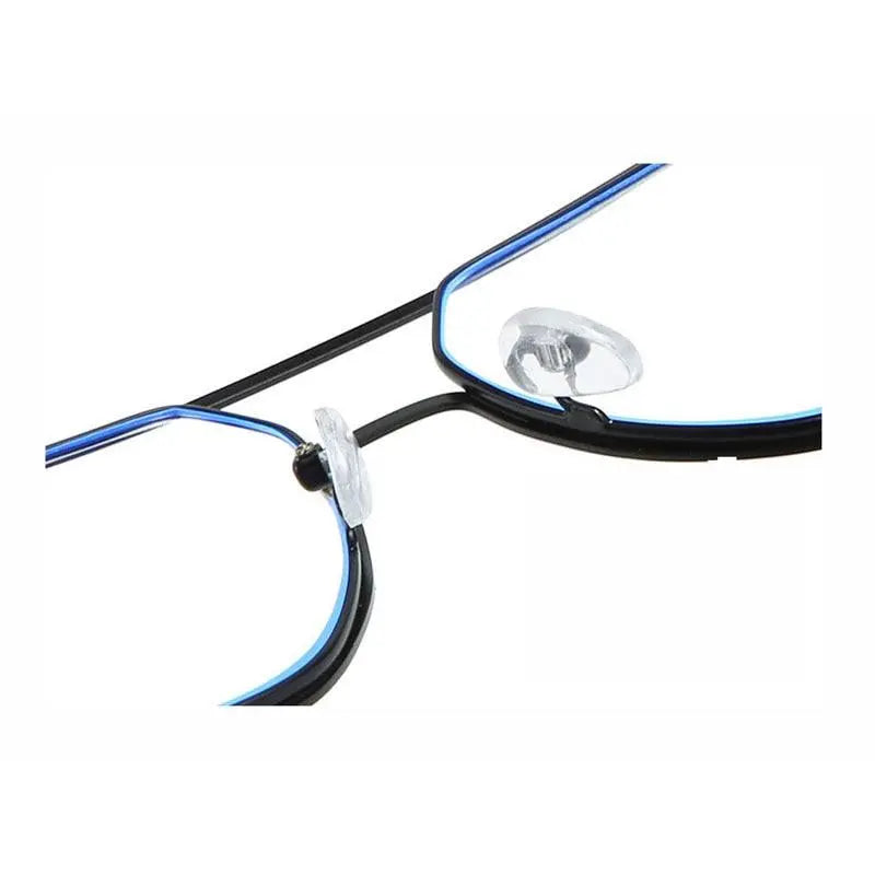 Unisex Polygon Full Rim Alloy Double Bridge Prescription Glasses 60803 — view 5 | Rx Spectacle