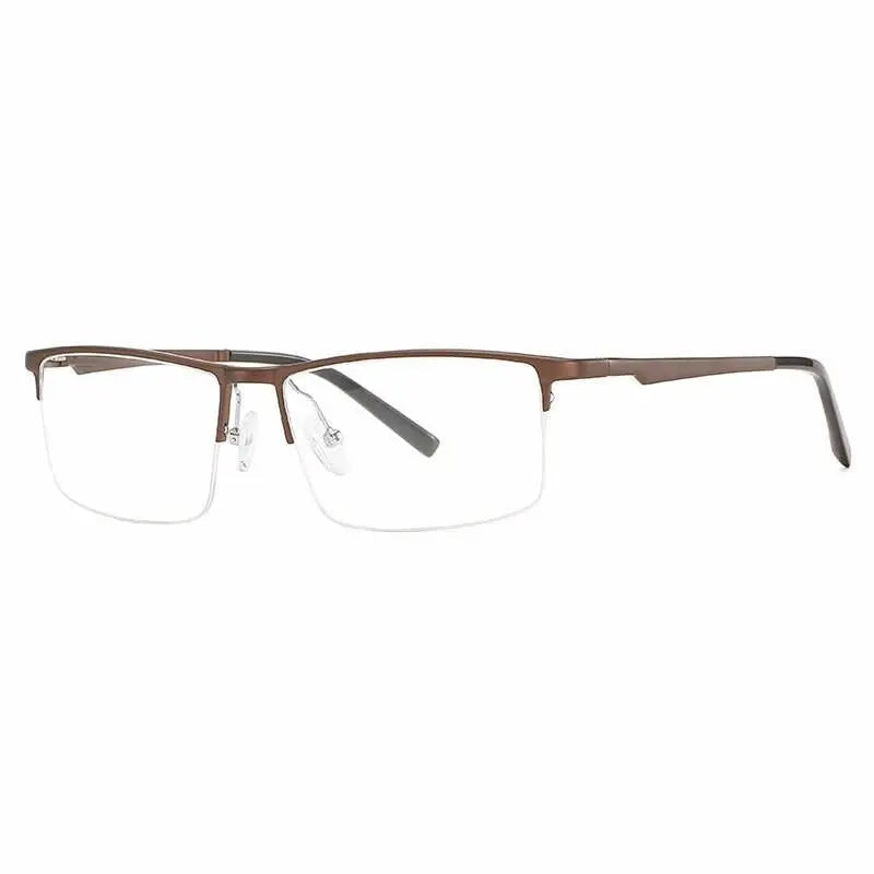 Unisex Semi-Rimless Alloy Prescription Glasses 6331 — view 6 | Rx Spectacle