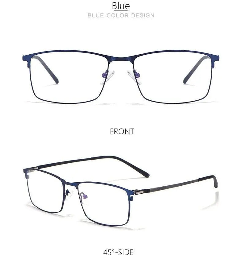 Men's Full Rim Alloy Prescription Glasses P9847 — view 15 | Rx Spectacle