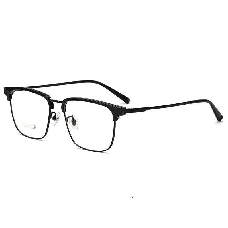 Men's Square Full Rim Titanium Prescription Glasses 2311YJ — view 3 | Rx Spectacle