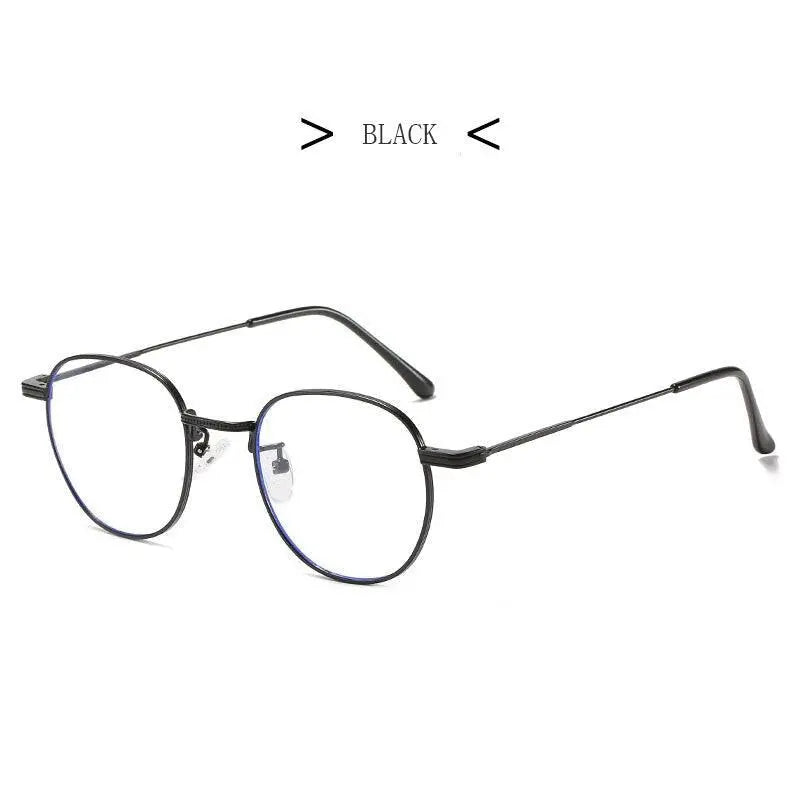 Unisex Round Full Rim Titanium Prescription Glasses 6288 — view 4 | Rx Spectacle