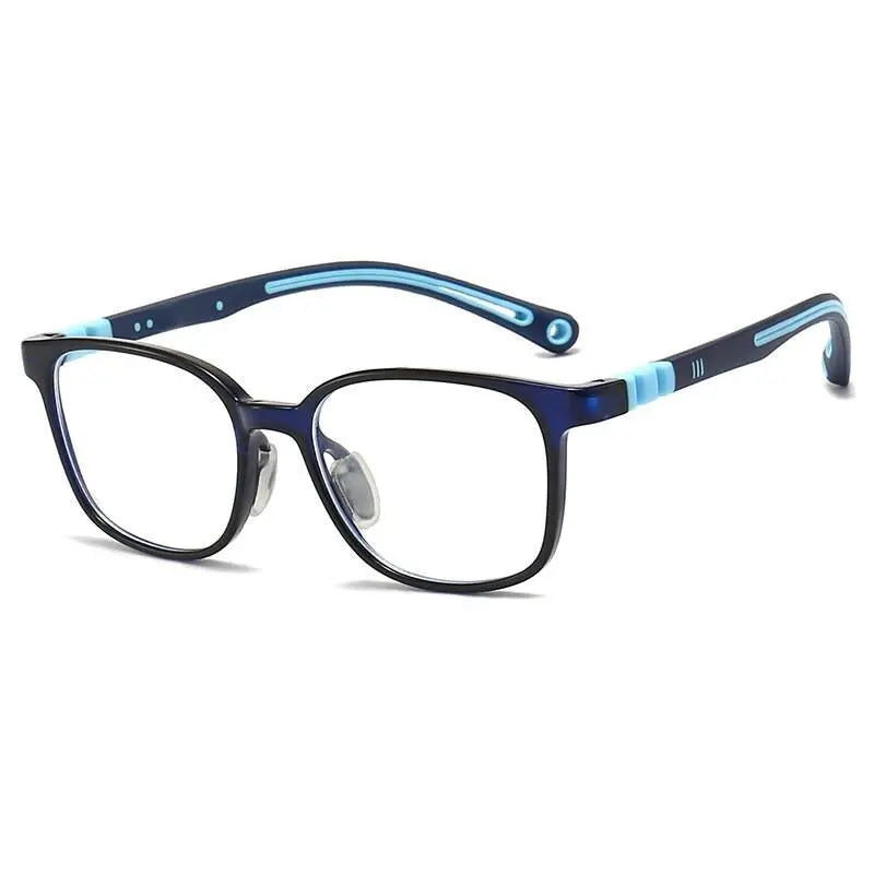 Unisex Square Full Rim Titanium Prescription Glasses Trd101 — view 7 | Rx Spectacle