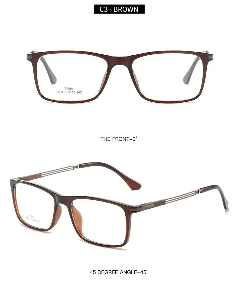 Unisex Full Rim Aluminum Prescription Glasses 9170 — view 14 | Rx Spectacle