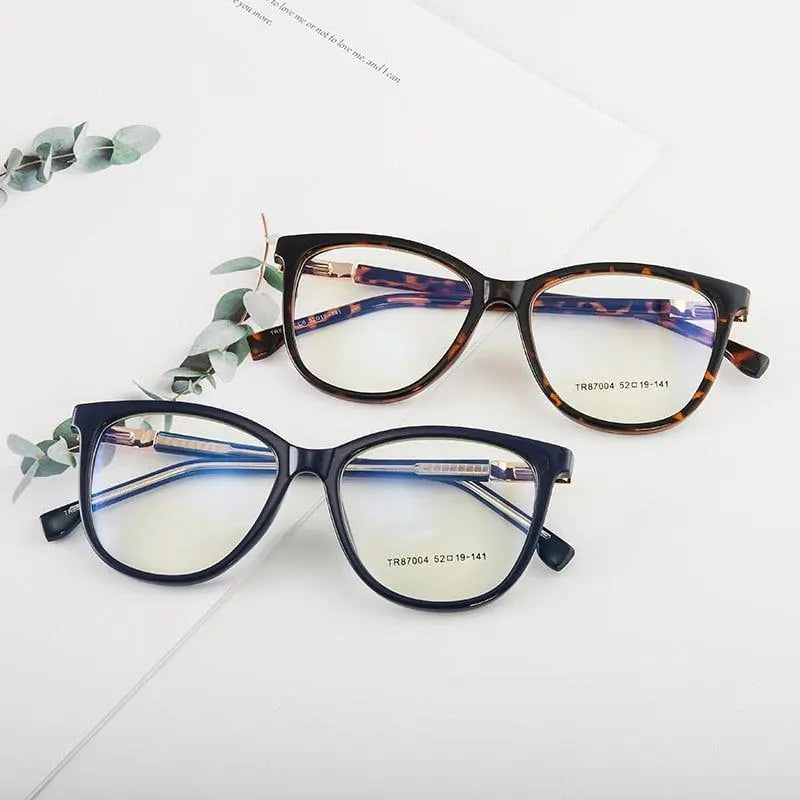Cat Eye Full Rim TR90 Prescription Glasses 7004 — view 1 | Rx Spectacle