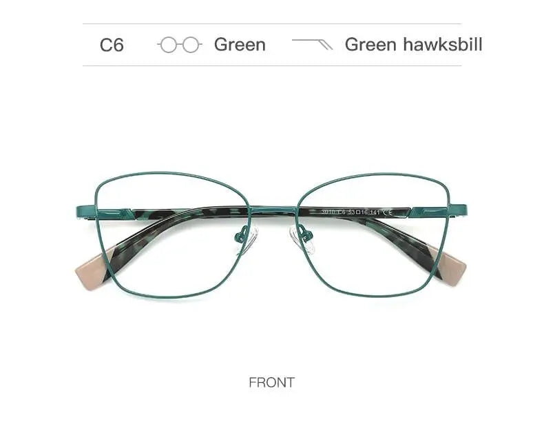 Unisex Square Full Rim Alloy Prescription Glasses 3010 — view 29 | Rx Spectacle