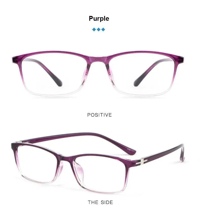 Women's Square Full Rim Acetate Prescription Glasses 6631 — view 15 | Rx Spectacle