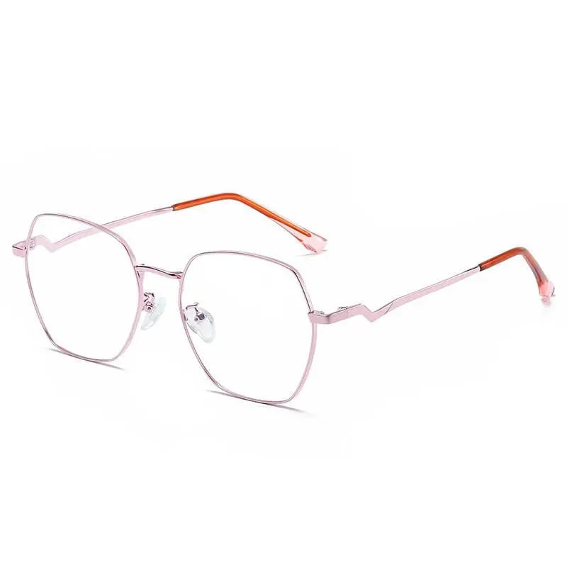 Women's Irregular Full Rim TR90 Prescription Glasses 1910 — view 3 | Rx Spectacle
