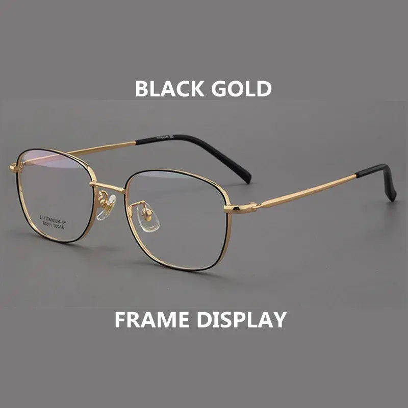 Unisex Irregular Full Rim Alloy Reading Glasses 80011 — view 8 | Rx Spectacle