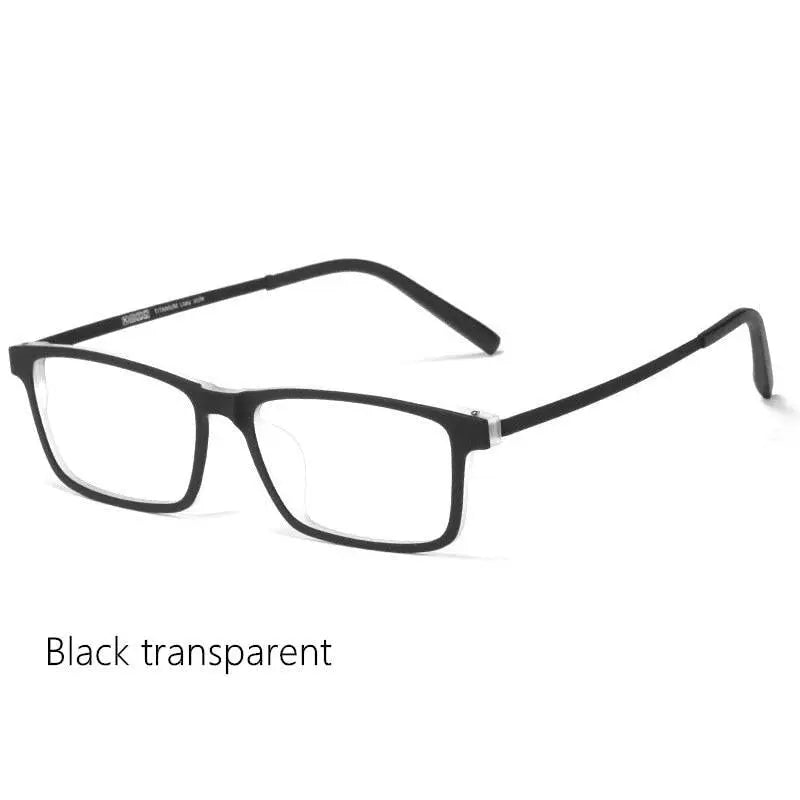 Unisex Full Rim Titanium Prescription Glasses 8836X — view 5 | Rx Spectacle