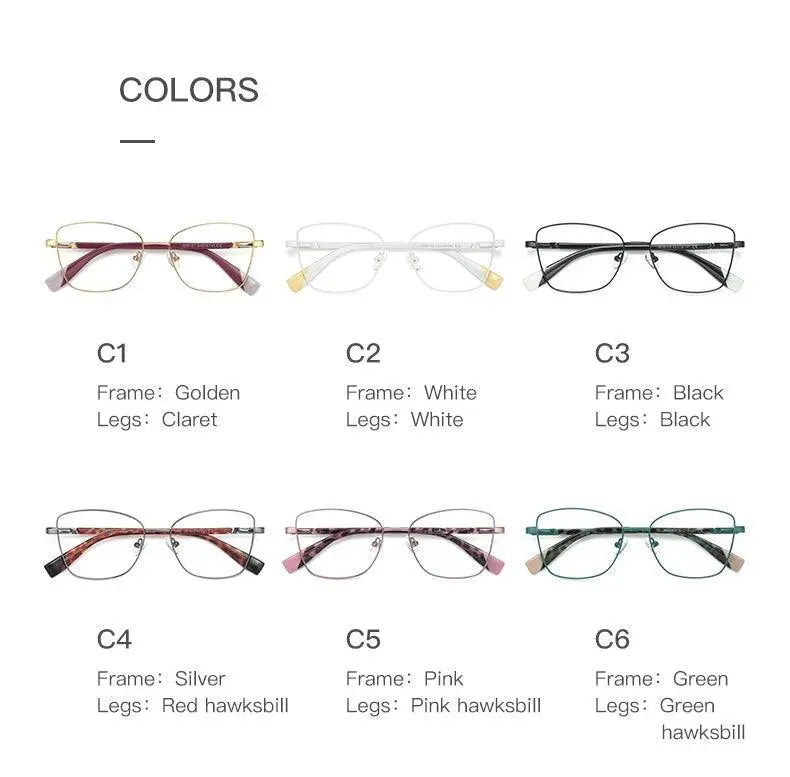 Unisex Square Full Rim Alloy Prescription Glasses 3010 — view 18 | Rx Spectacle