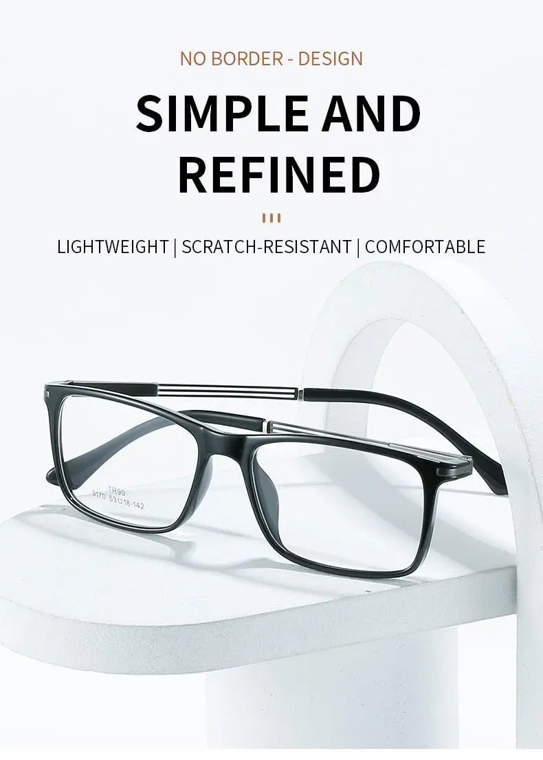 Unisex Full Rim Aluminum Prescription Glasses 9170 — view 10 | Rx Spectacle