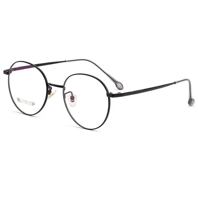 Unisex Round Full Rim Prescription Glasses 2054 — view 10 | Rx Spectacle
