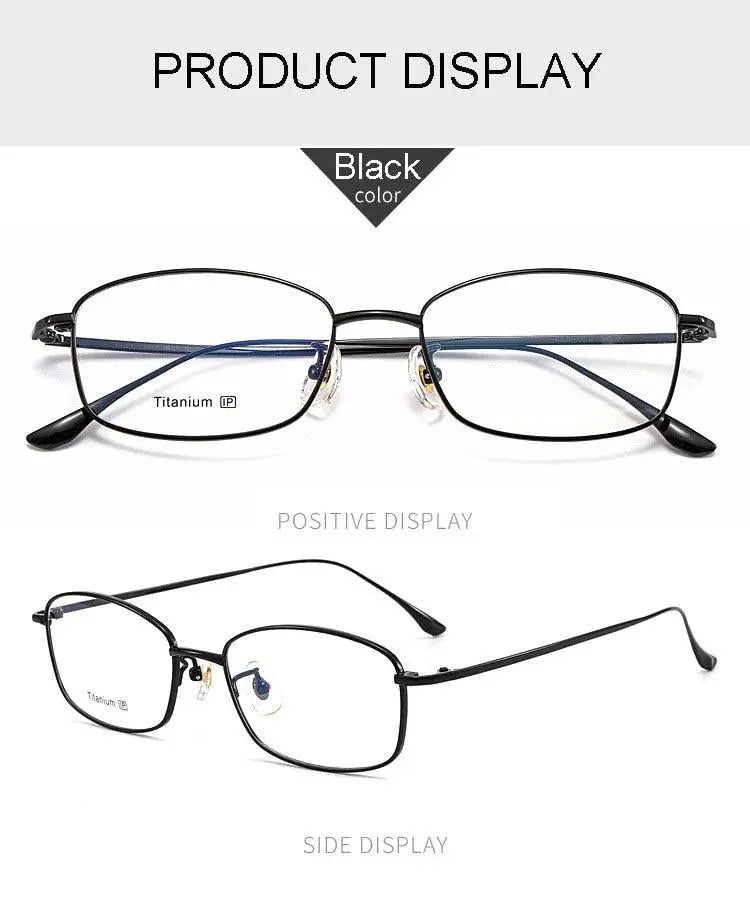 Men's Full Rim Titanium Prescription Glasses 8508 — view 11 | Rx Spectacle
