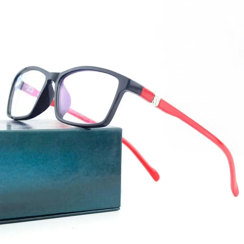 Unisex Square Full Rim Acetate Prescription Glasses N6701 — view 2 | Rx Spectacle