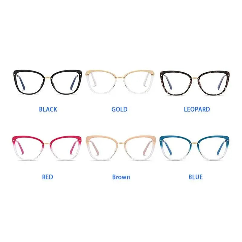 Women's Square Full Rim TR90 Prescription Glasses 2076 — view 8 | Rx Spectacle