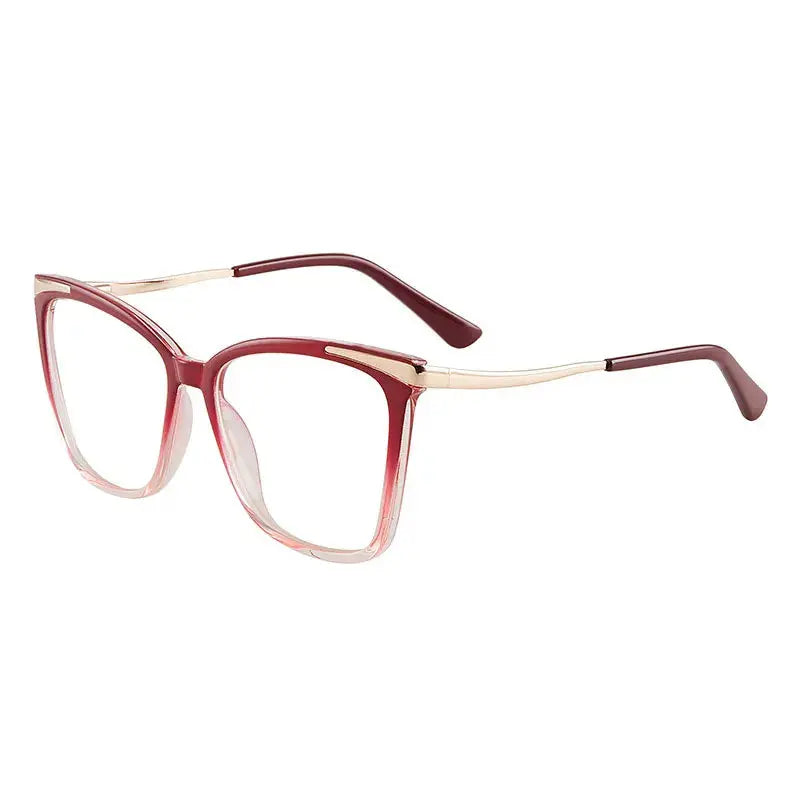 Women's Cat Eye Full Rim TR90 Prescription Glasses 87051 — view 6 | Rx Spectacle
