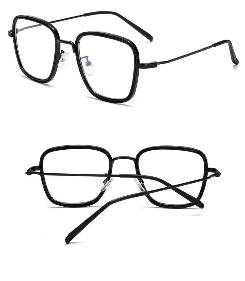 Unisex Round Full Rim Alloy Prescription Glasses 5206 — view 15 | Rx Spectacle