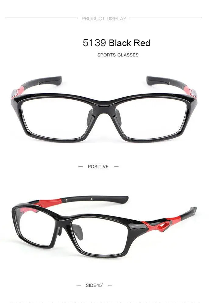 Unisex Rectangular Full Rim TR90 Sports Glasses 5139/40 — view 17 | Rx Spectacle