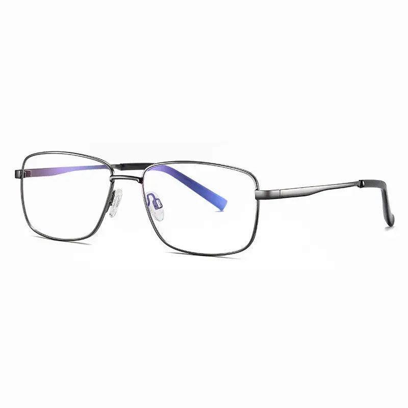 Unisex Square Full Rim Alloy Prescription Glasses 92304 — view 5 | Rx Spectacle