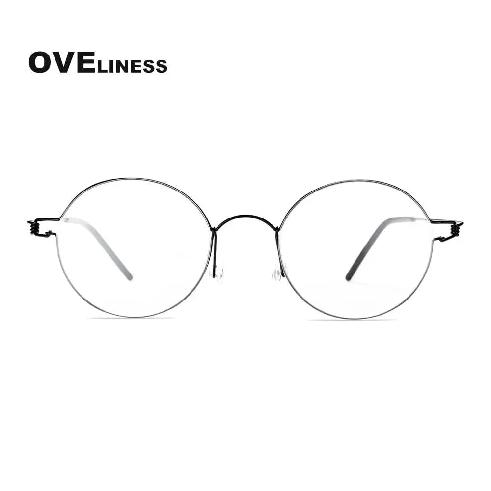 Unisex Full Rim Screwless Prescription Glasses Ols02 — view 2 | Rx Spectacle