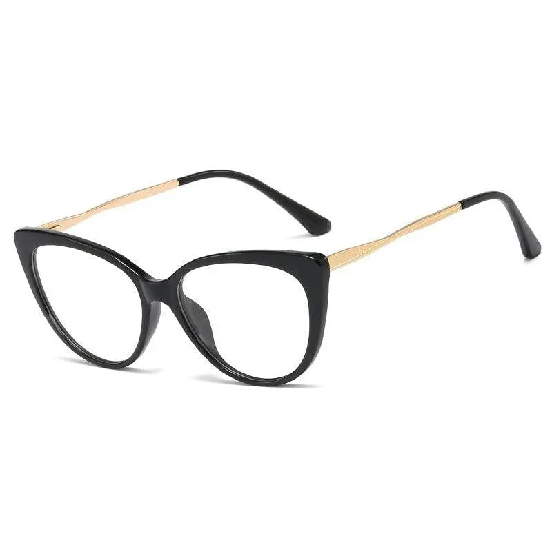 Women's Cat Eye Full Rim Acetate Prescription Glasses 92388 — view 5 | Rx Spectacle