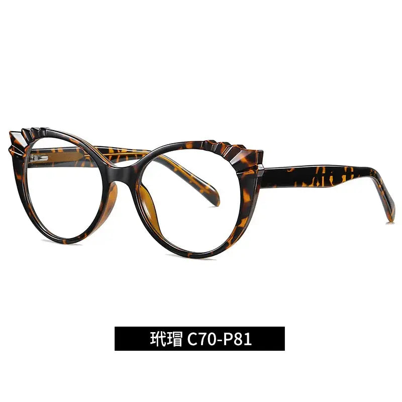 Unisex Cat Eye Full Rim TR90 Prescription Glasses 4 — view 7 | Rx Spectacle