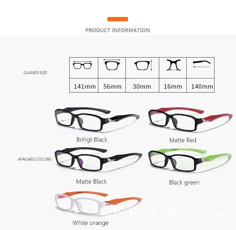 Men's Full Rim TR90 Sports Glasses 6059 — view 10 | Rx Spectacle