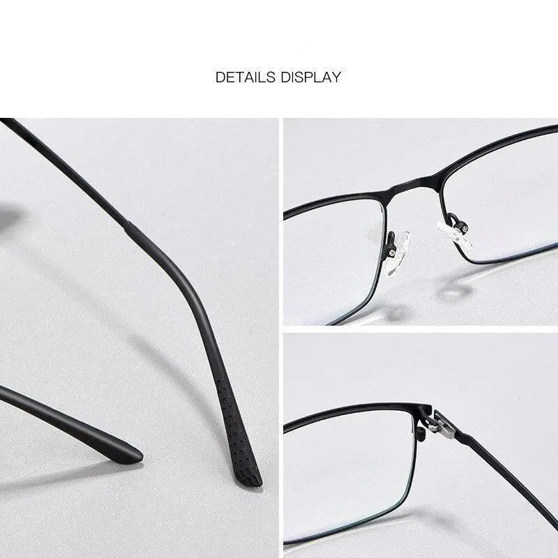 Men's Full Rim Alloy Prescription Glasses P9847 — view 7 | Rx Spectacle