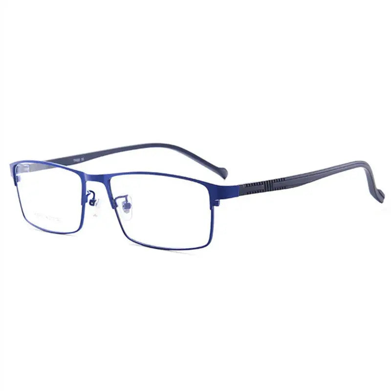 Unisex Square Full Rim Alloy Reading Glasses 8825 — view 7 | Rx Spectacle