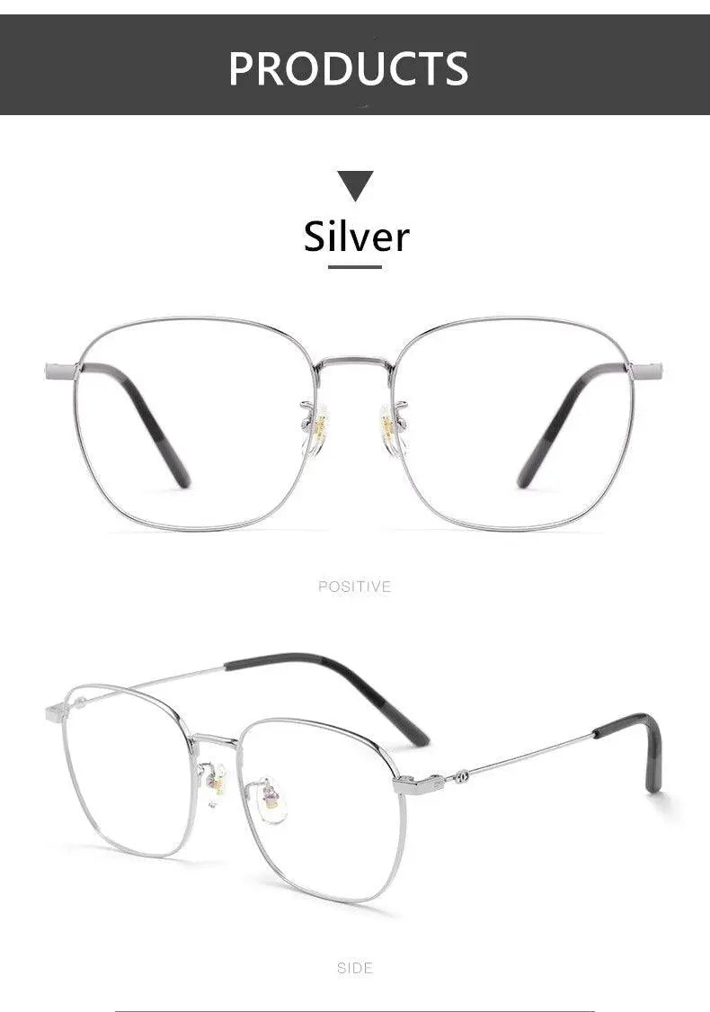 Unisex Full Rim Titanium Prescription Glasses 7525 — view 14 | Rx Spectacle