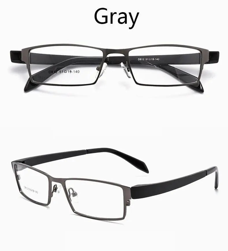 Unisex Square Full Rim TR90 Prescription Glasses D812 — view 7 | Rx Spectacle