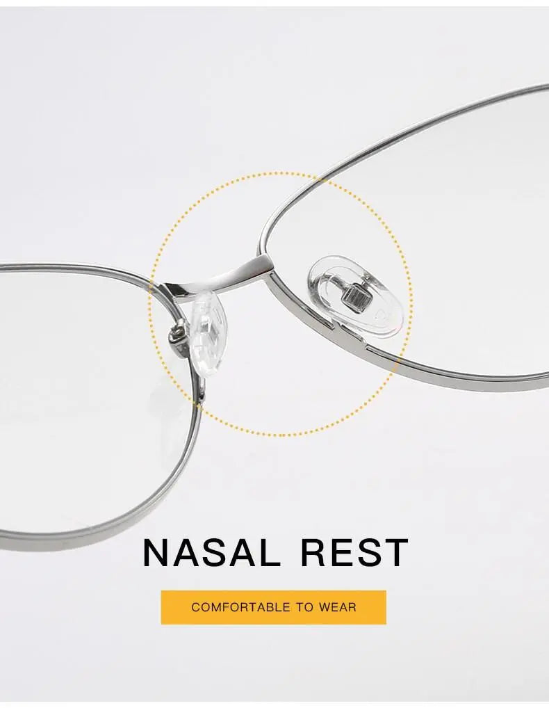 Women's Cat Eye Full Rim Alloy Prescription Glasses 3006 — view 17 | Rx Spectacle