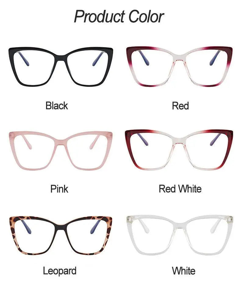 Women's Cat Eye Full Rim TR90 Prescription Glasses 7049 — view 13 | Rx Spectacle