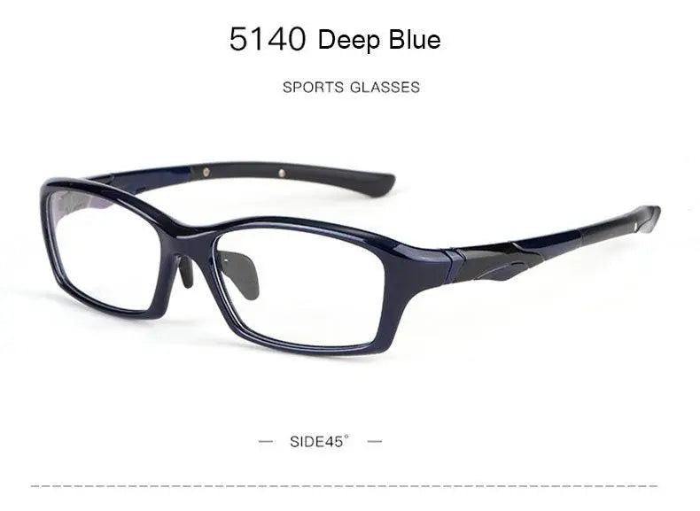 Unisex Rectangular Full Rim TR90 Sports Glasses 5139/40 — view 23 | Rx Spectacle