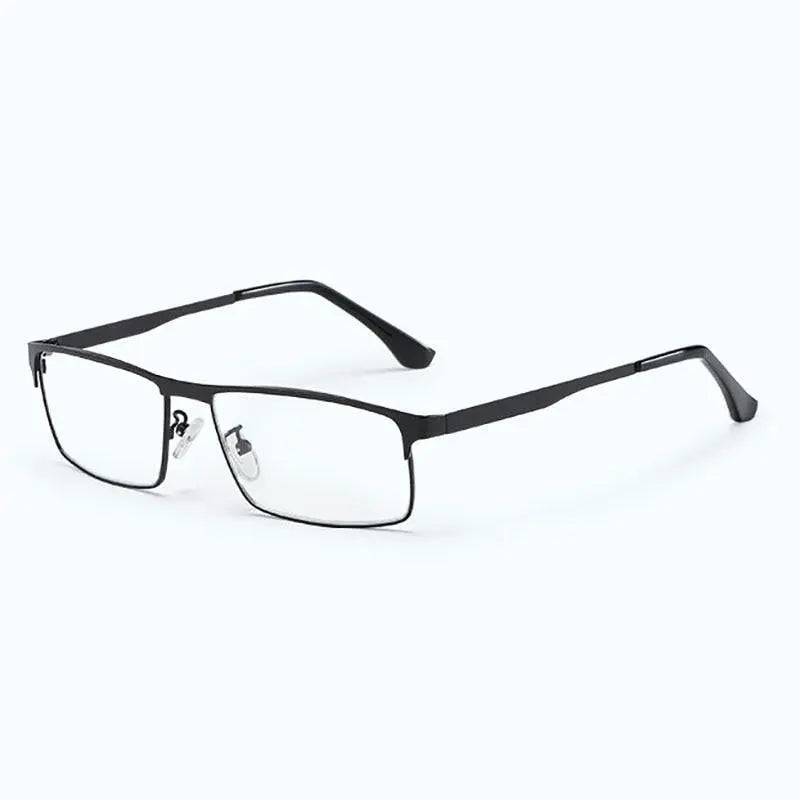 Unisex Square Full Rim Alloy Reading Glasses 9013 — view 8 | Rx Spectacle