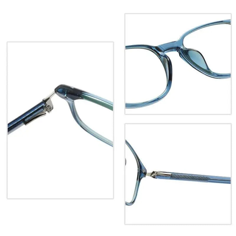 Unisex Square Full Rim TR90 Prescription Glasses 2047 — view 9 | Rx Spectacle