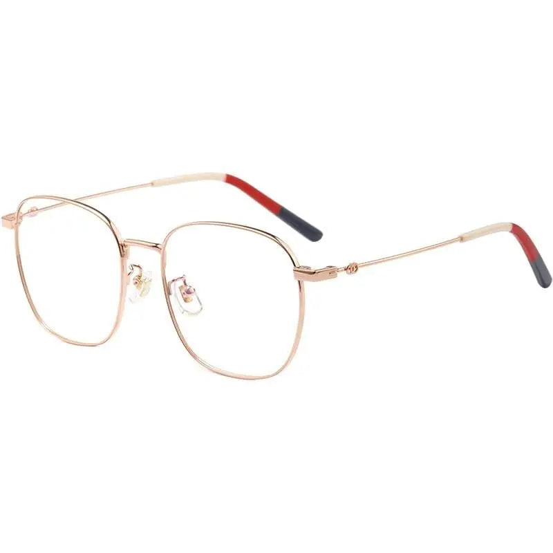 Unisex Full Rim Titanium Prescription Glasses 7525 — view 3 | Rx Spectacle